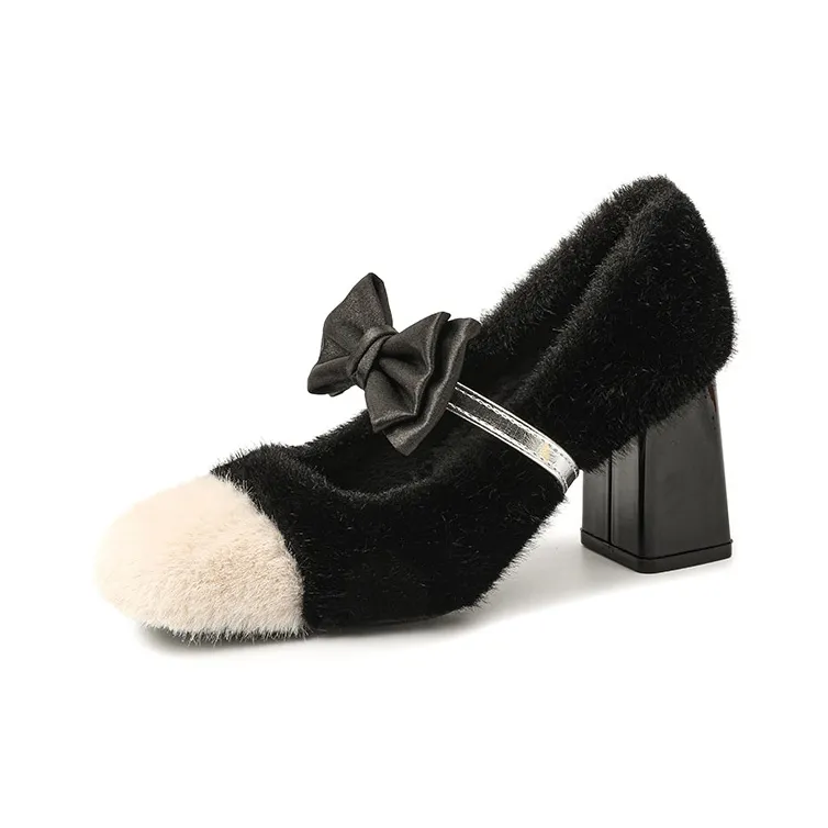 YAFEI XUANYU Chunky Heel High Heels Women's-7