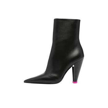 3JUIN Ankle Boots 10cm Women's Black
