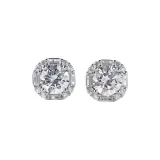 Laisen Tongling Stud Earrings 0.5 Carat 1 Pair