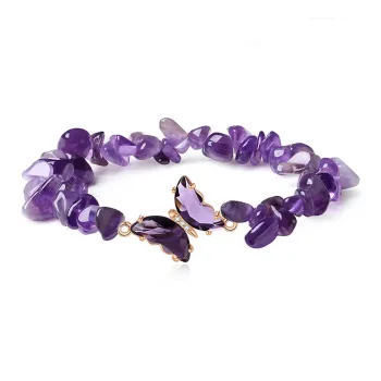 HOLLY RYAN Crystal New Chinese Style Auspicious Butterfly Beaded Bracelet Women's