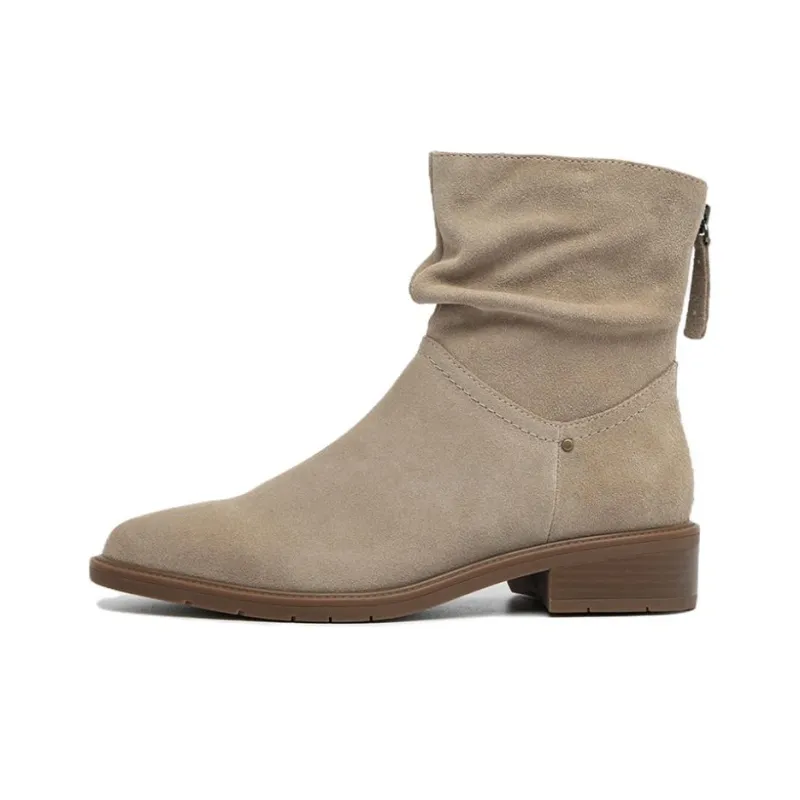 BATA Ankle Boots Women's Black/Apricot/Brown-5