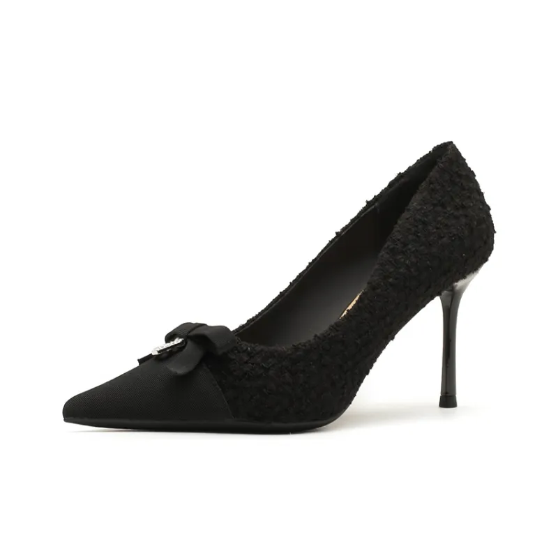 Ainer-cat Slim Heel High Heels 8cm Women's-9
