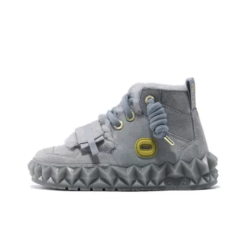 OETZI Ice Mountain Series 10 Ice Man Oz Warm Height Increasing Short Snow Boots Unisex Gray