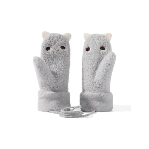 YUZHAOLIN Fuzz Knit Gloves Women's
