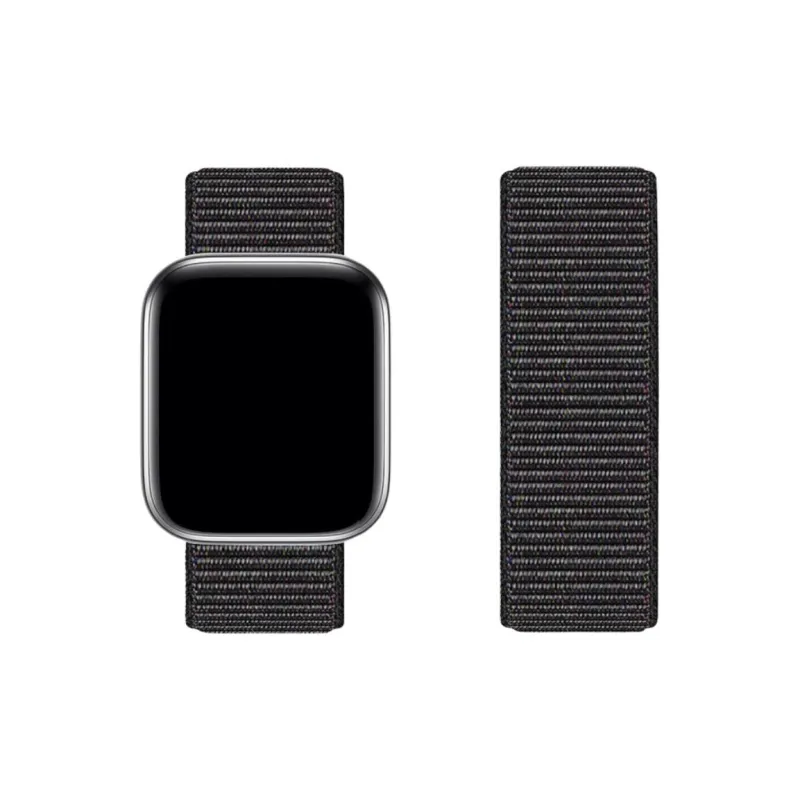 PULAISI Compatibility AppleWatch Ultra1/2/iwatch10/9/8/7/6/SE Apple Compatibility Watch Band Woven Loop Nylon Material-16