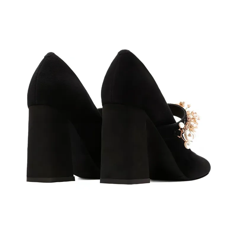 Princess & Isabel Chunky Heel High Heels 8.5cm Women's-2