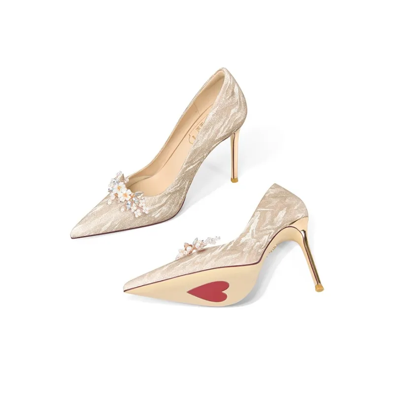 Holy Rose Slim Heel High Heels Women's-1