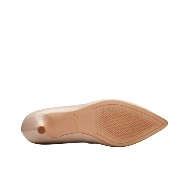 Clarks Slim Heel High Heels Women's Natural-5