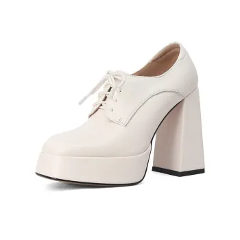 Bai Shiting Chunky Heel High Heels 12cm Women's