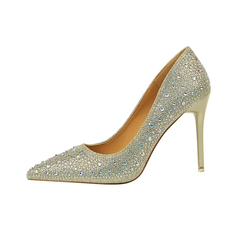 Dunnu Slim Heel High Heels 10CM Women's-15