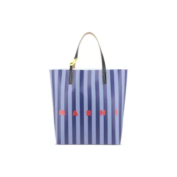 MARNI Striped Tote Bag