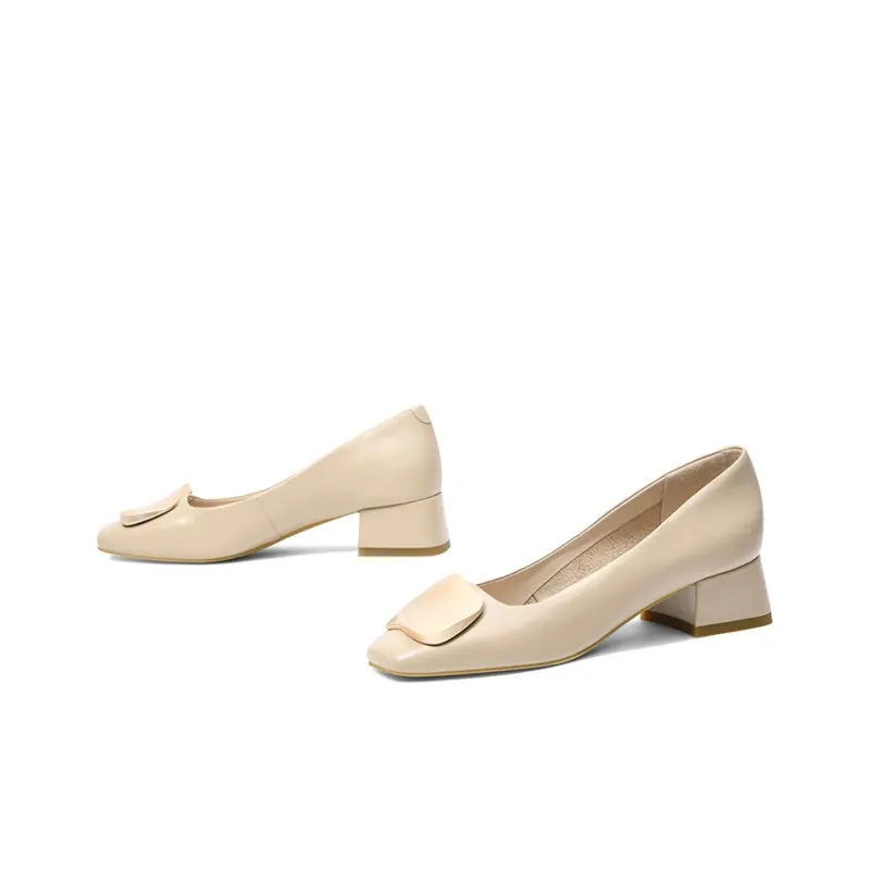 CAMEIDO High Heels Women's Apricot-2