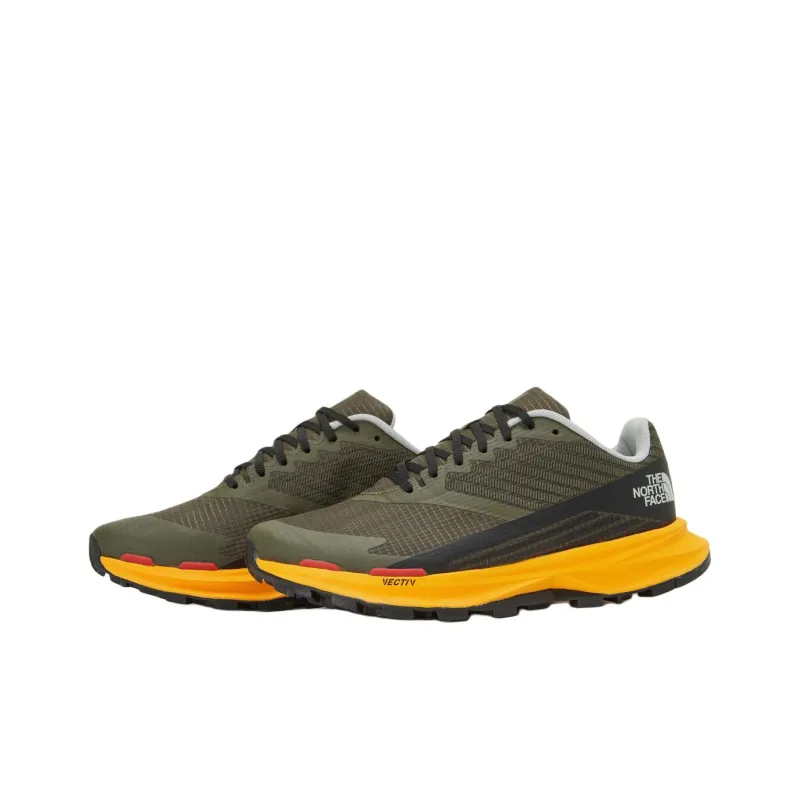 THE NORTH FACE Vectiv Anti Slip Wear Resistant Low Top Running Shoes Men's Green-2