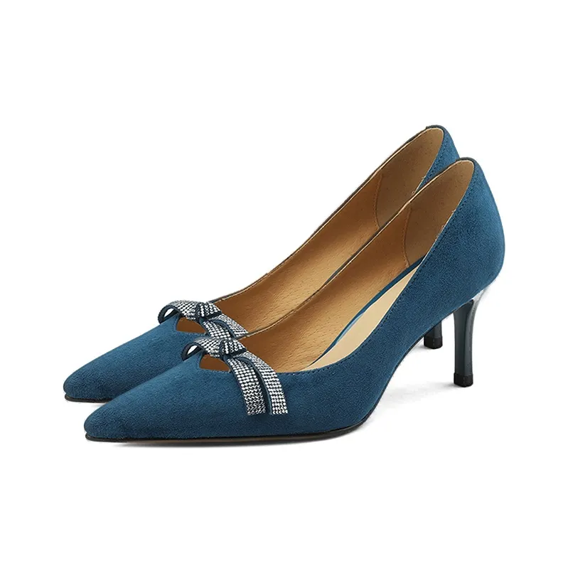 Naiyee Slim Heel High Heels 7cm Women's-5