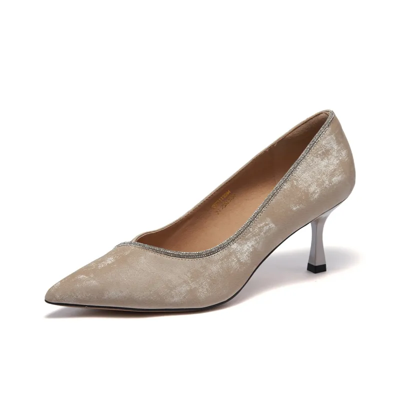 ST&SAT Slim Heel High Heels 6.5cm Women's-6