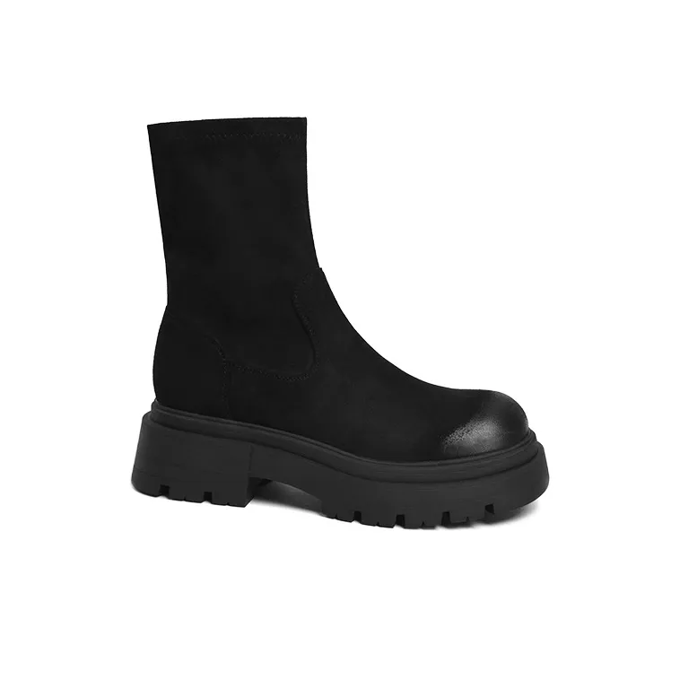 CAMEIDO Ankle Boots 5cm Women's Black-1