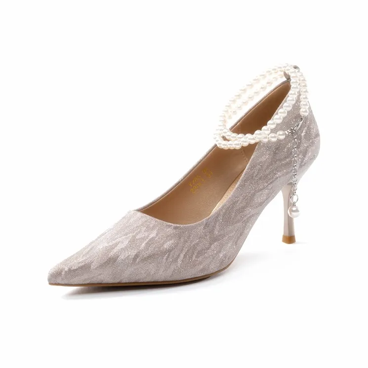 ZHR Meteor Shower Series Slim Heel High Heels 7cm Women's-49