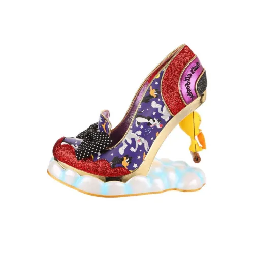 IRREGULAR CHOICE 하이힐 퍼플 레드 여성
