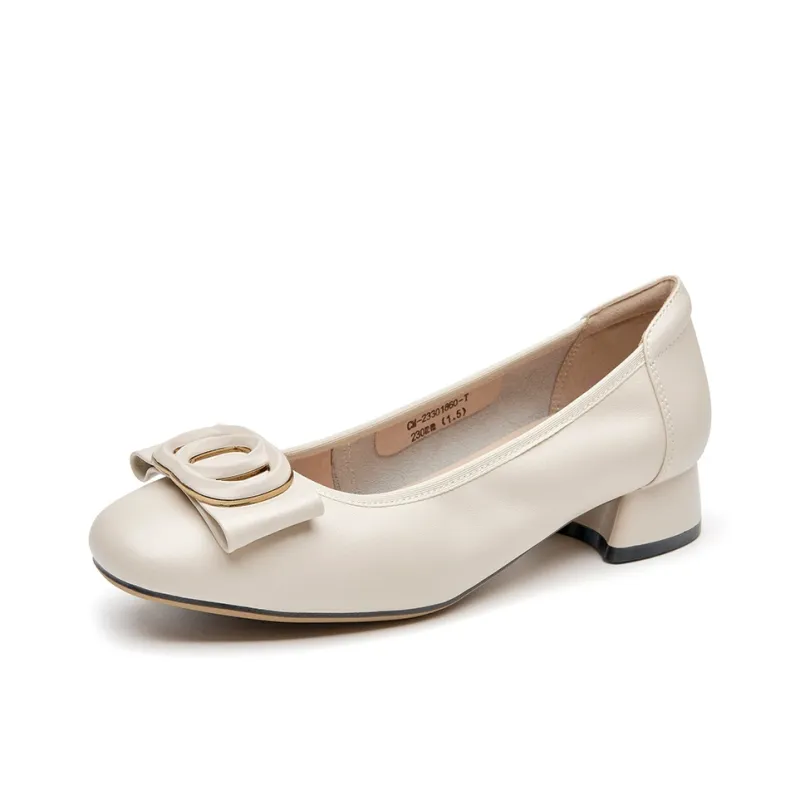 DG Chunky Heel High Heels 3.5cm Women's-2