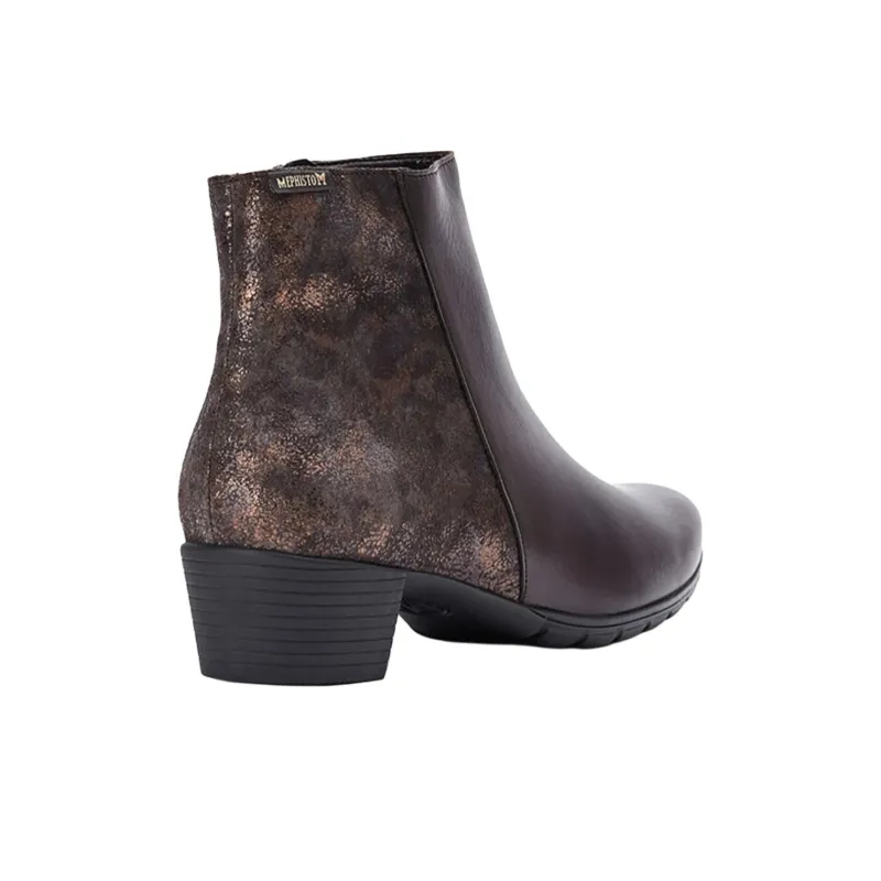 MEPHISTO Ankle Boots 4cm Women's Dark Brown-3