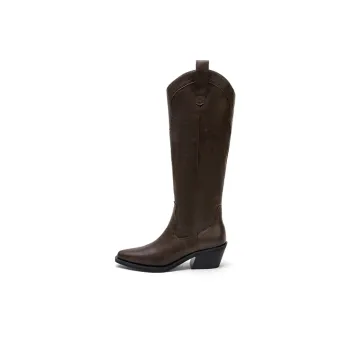 TOOMANYSHOES Hailar Knee high Boots 5cm Women's