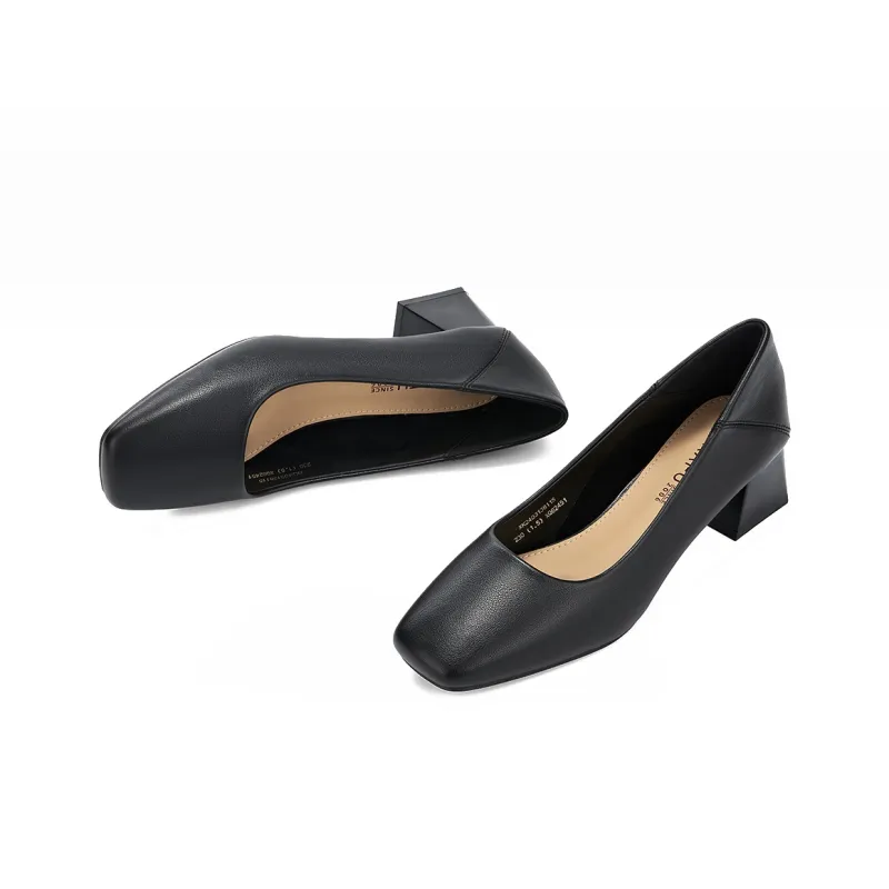 KEKAFU Chunky Heel High Heels 4.1cm Women's-13