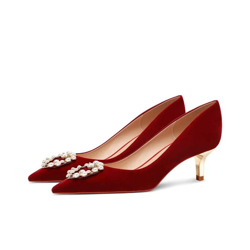 MEIAI Slim Heel High Heels 6.5cm Women's-10