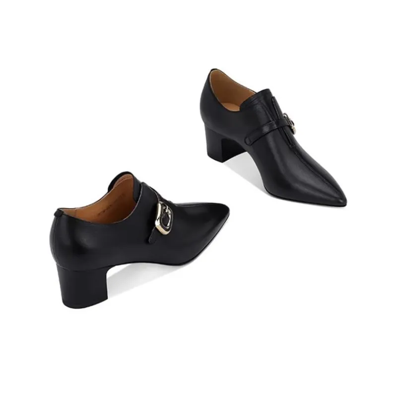 JESSICA SOPHIA Chunky Heel High Heels 4.5CM Women's-1