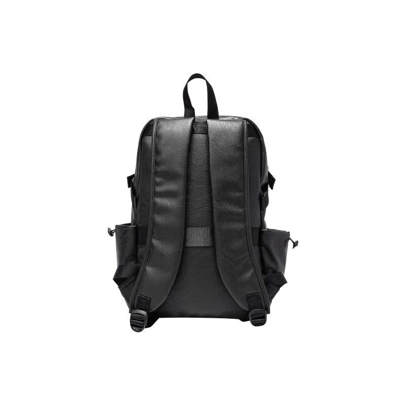 KONADCT Oxford/PU Backpack Large Size Unisex Black/Gray/White/Purple/Monogram/Coffee-43