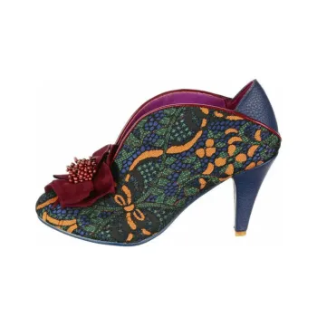 IRREGULAR CHOICE Moonlit Serenade Slim Heel High Heels 8cm Women's Turquoise