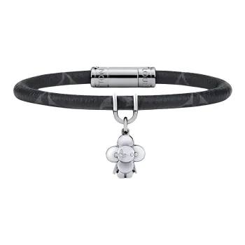 LOUIS VUITTON Canvas Wristbands Unisex Black