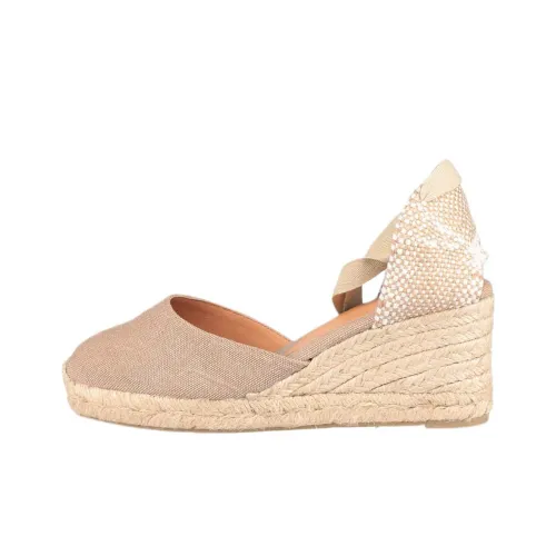 Castañer CARINA Wedge cavo High cavos 6cm Women's Beige