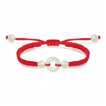 CANDY PLANET Colored Glaze Jade Bracelets Unisex