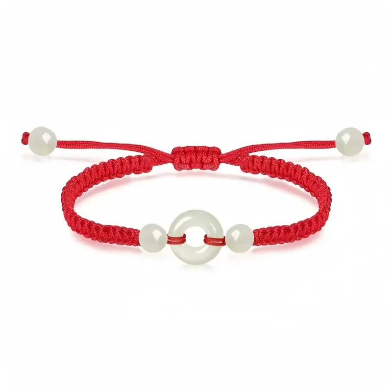 CANDY PLANET Colored Glaze Jade Bracelets Unisex-0