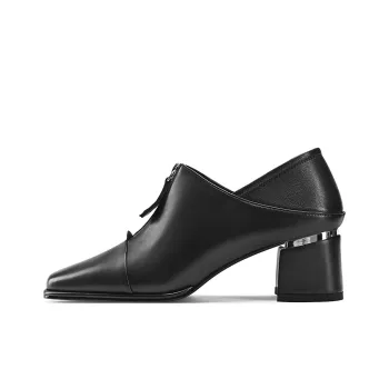 BOSSSUNWEN Chunky Heel High Heels Women's Black