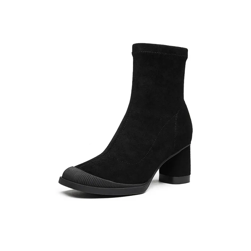 AOKANG Ankle Boots Women's Black-2