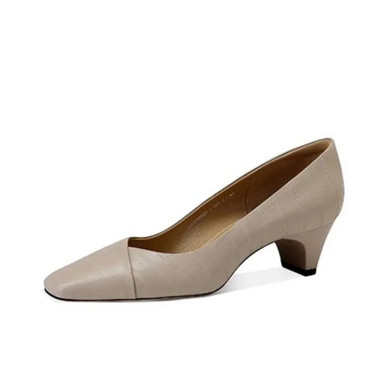 JESSICA SOPHIA Chunky Heel High Heels 4cm Women's-0
