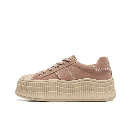 EBLAN Skateboard Shoes Women's Apricot