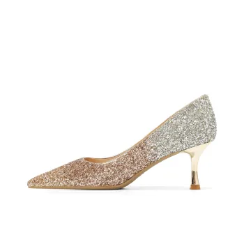 BOSSSUNWEN Slim Heel High Heels 6.5cm Women's Gold