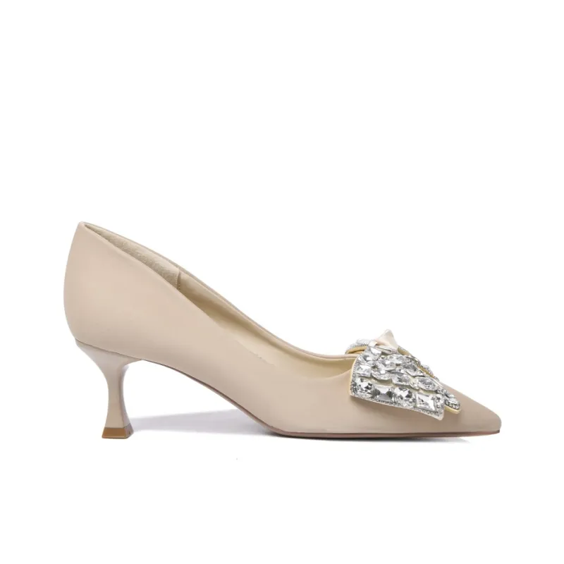 CAMEIDO Slim Heel High Heels 4cm Women's-11