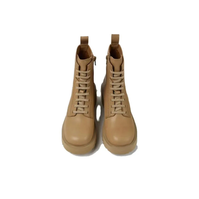 CAMPER Milah Leather Lace-up Boots-2