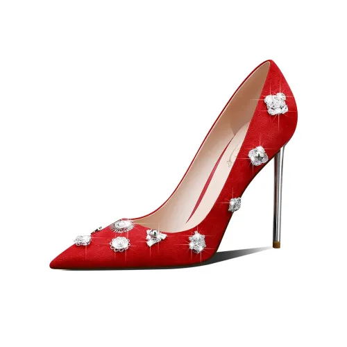 Miss Left High Heels Women's Red