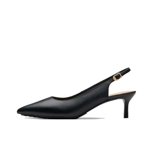 Clarks Slim Heel High Heels 5.5cm Women's Black
