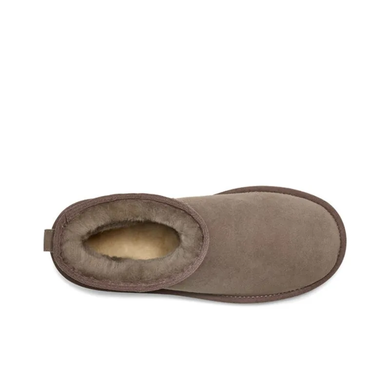 UGG Essential Mini Classic 'Brown Grey' Women's-4