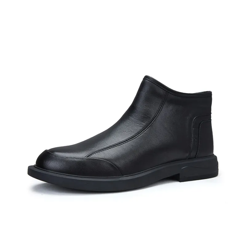 YEDANI Ankle Boots Men Black-1
