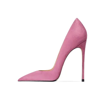 Ganxiaojie Slim Heel High Heels Women's Graceful Pink