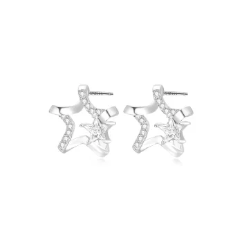 BTOE 999 Fine Silver Stud Earrings Women's
