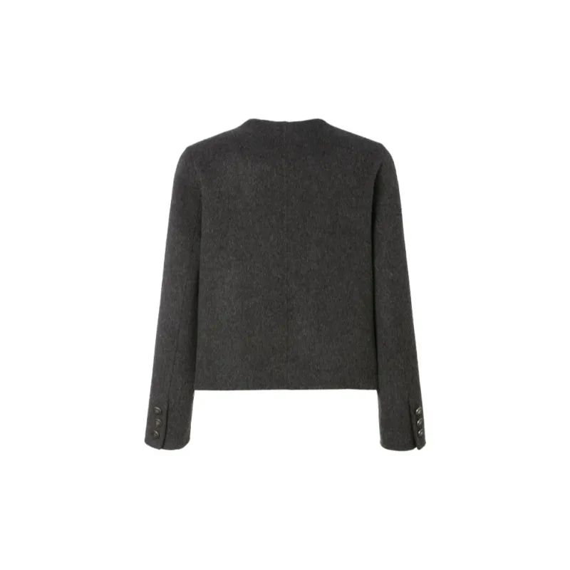 Mambe Coats Women's Dark Gray-1