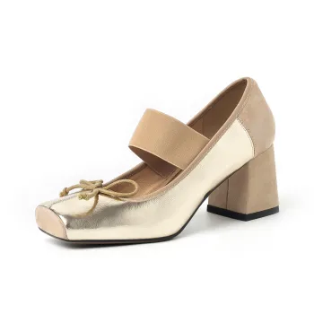 RAPHAEL SONA Chunky Heel High Heels 6.5cm Women's
