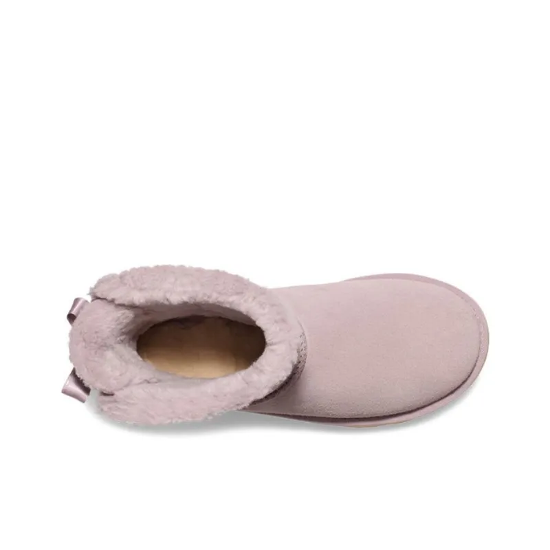 UGG Slip Resistant Short Snow Boots Women's Light Smoky-3